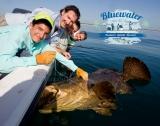 Felipe with a goliath grouper